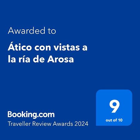 Апартаменты Atico Con Vistas A La Ria De Arosa Рианхо Экстерьер фото